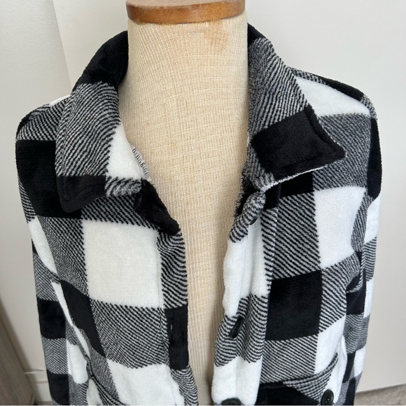 Cozy Fuzzy Shacket Shirt Jacket - Picture 2 of 12